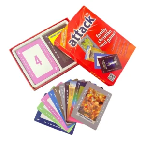 Customizable Card Game Set with Packaging Box
