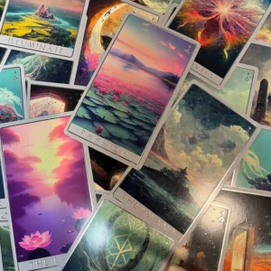 Vintage Tarot Cards with Guidebooks