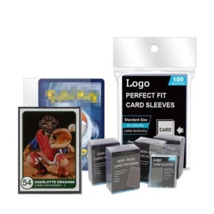 Modern Clear Pvc Card Sleeves Set