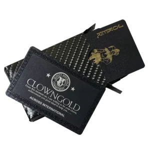 Black Gold Foil Playing Cards