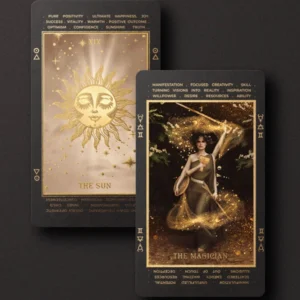 Tarot Cards with Gold Gilt Edges