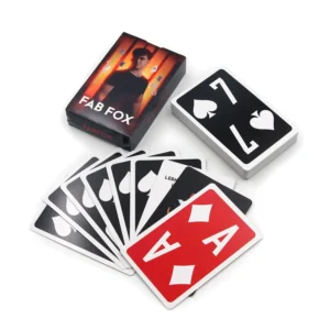 Customizable Varnished Poker Playing Card Deck